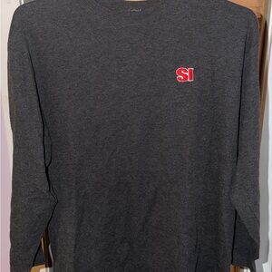 Sports Illustrated Charcoal Long Sleeve Men's Tee